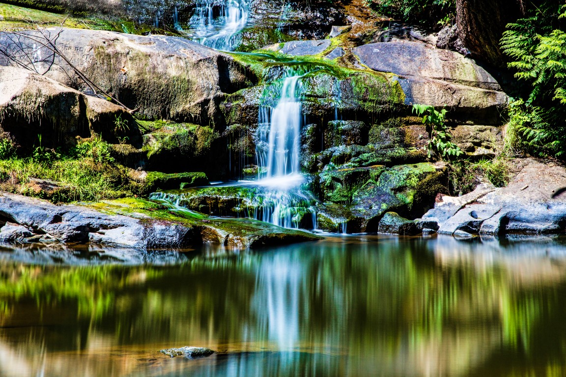 Bowen Park waterfall